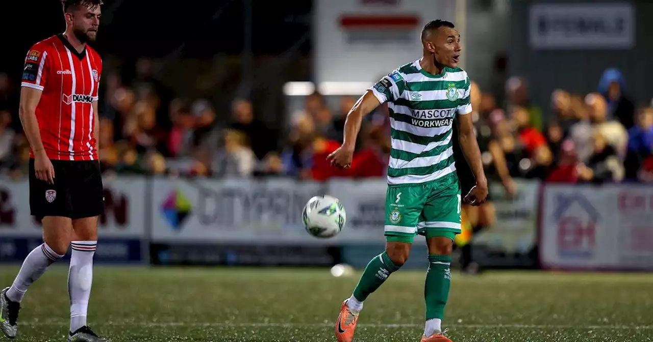 Graham Burke’s late penalty keeps Shamrock Rovers four points clear of Derry City at the top