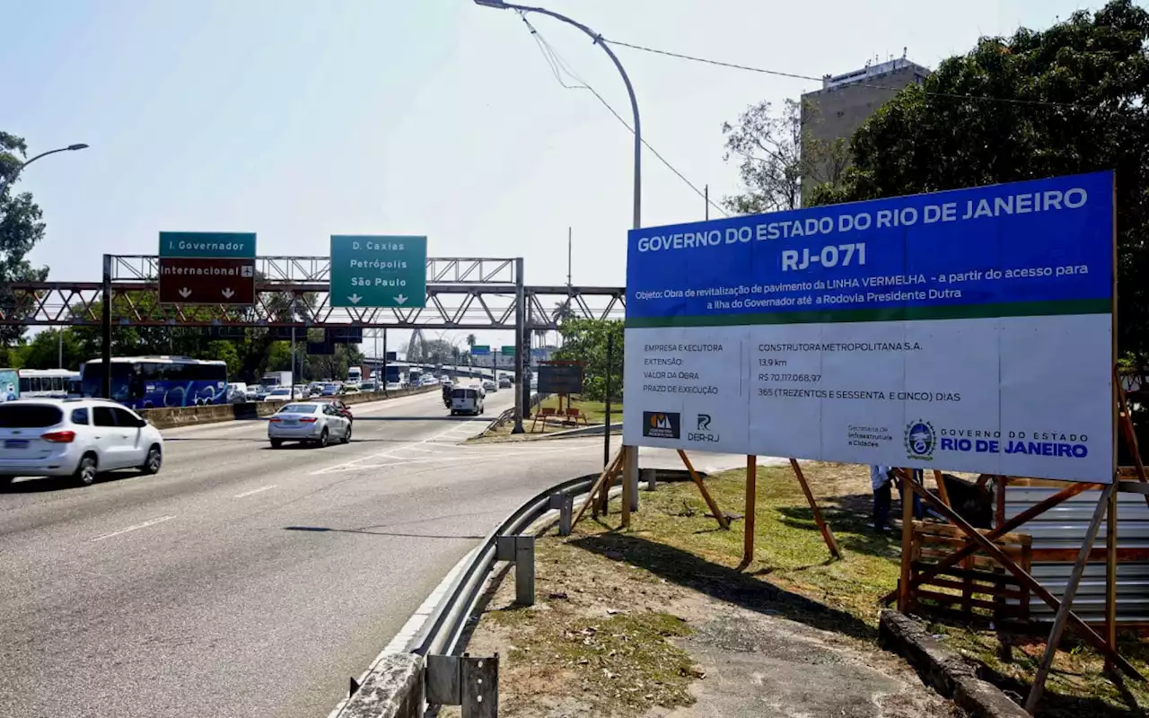 Primeira fase de obras na Linha Vermelha é concluída | Rio de Janeiro