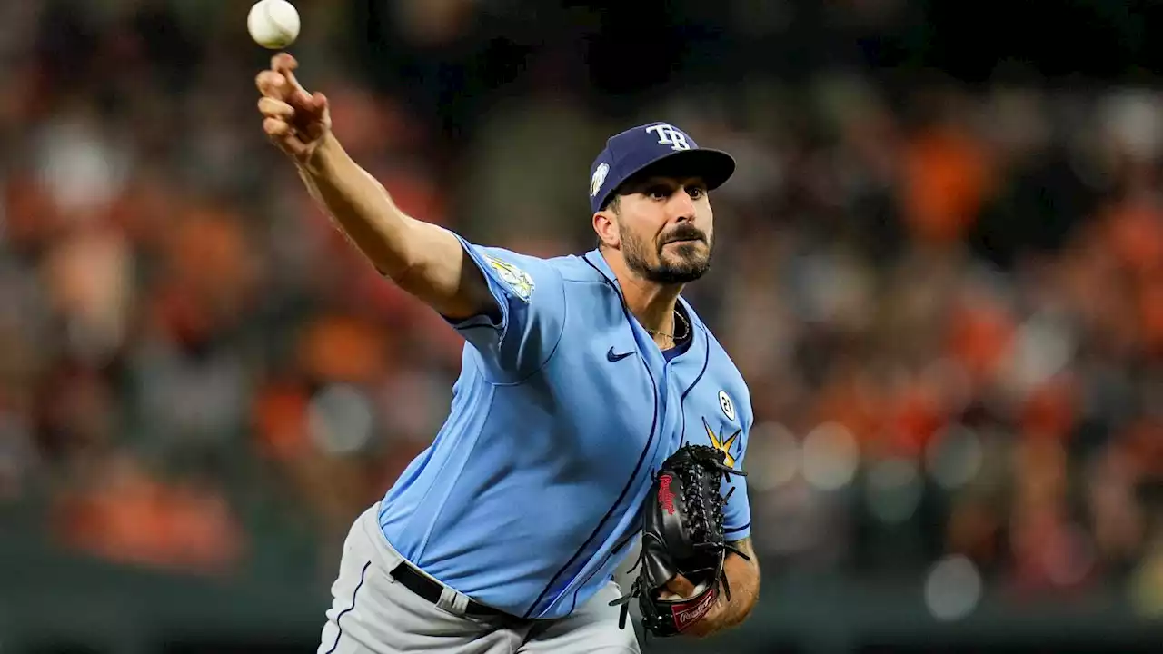 Rays tie Orioles atop AL East behind hot bats, 1-hit effort from Zach Eflin