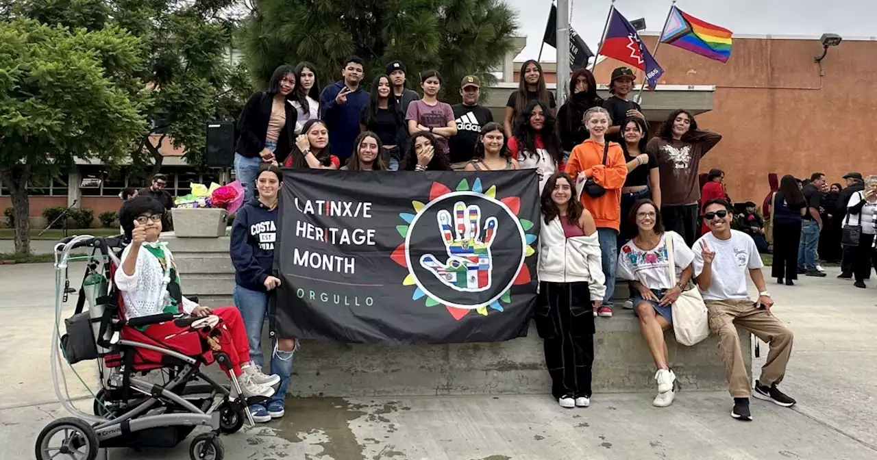 San Diego Unified flies its first-ever Latinx/e flag