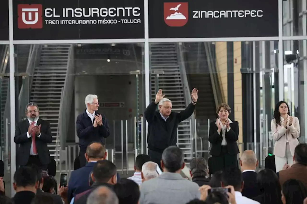 AMLO inaugura 'El Insurgente', Tren Interurbano México-Toluca