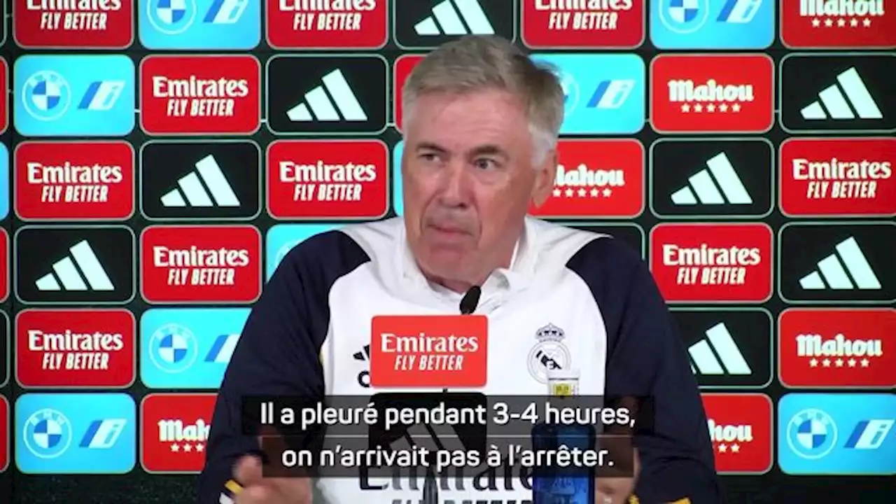 Carlo Ancelotti (Real Madrid) : « Vinicius Junior récupère très bien »