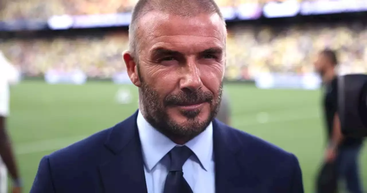 David Beckham sends classy message to under fire Man Utd defender