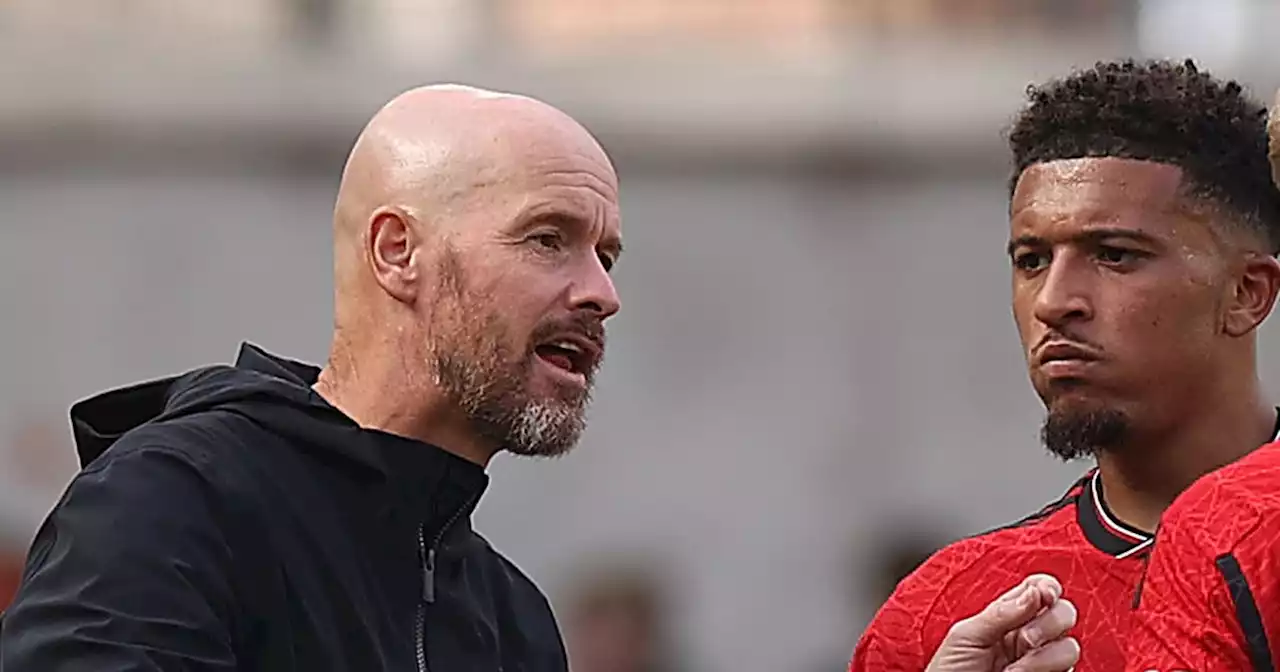 Erik ten Hag casts doubt on Jadon Sancho's Manchester United future