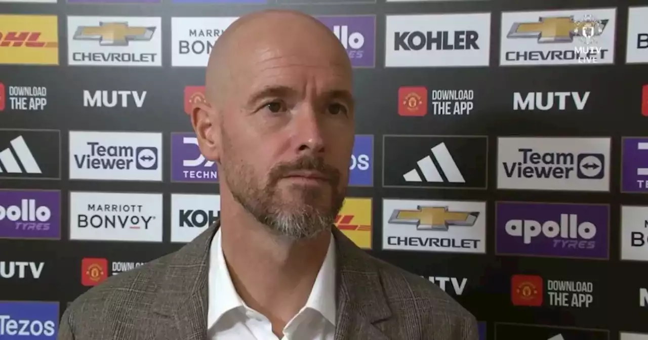 Erik ten Hag explains why Hojlund starts for Man United vs Brighton