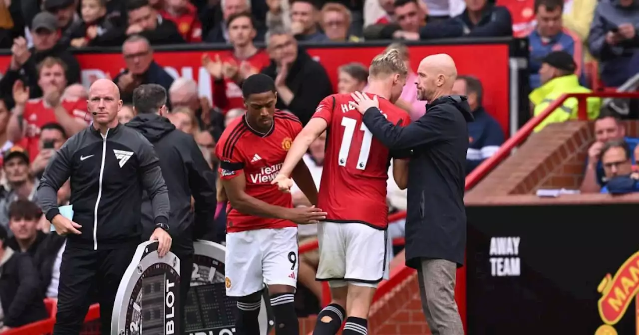 Erik ten Hag booed by fans after substituting Man Utd star against Brighton