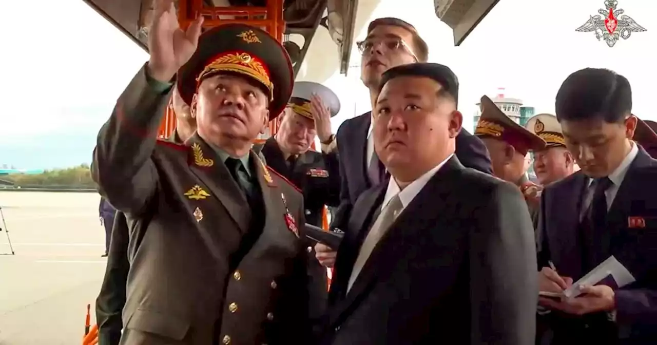 Kim Jong-un inspects Russian nuclear bombers, missiles and warships