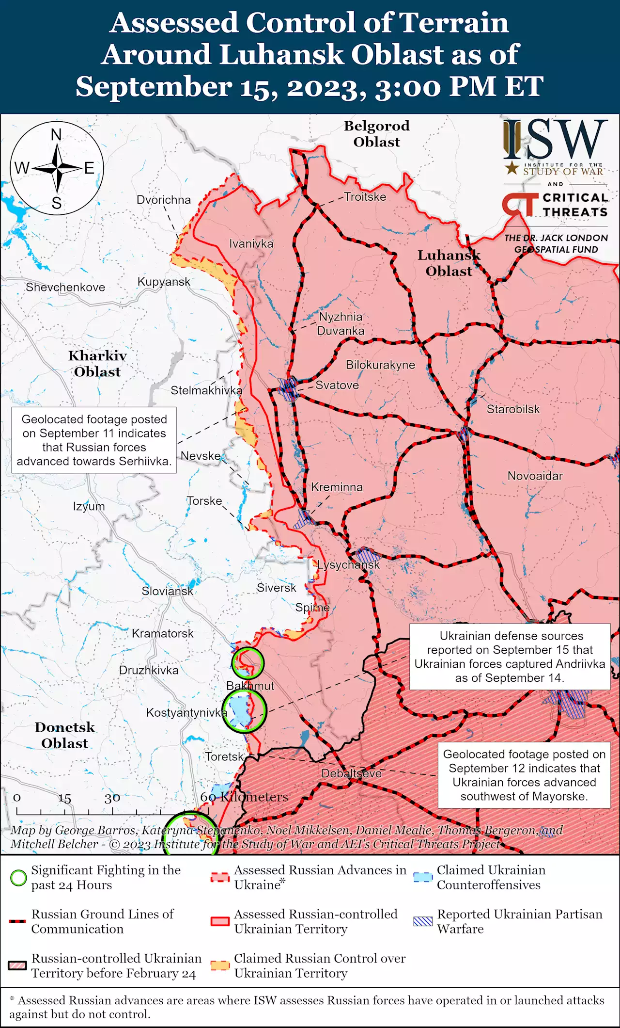 Ukraine makes Bakhmut gains during counteroffensive