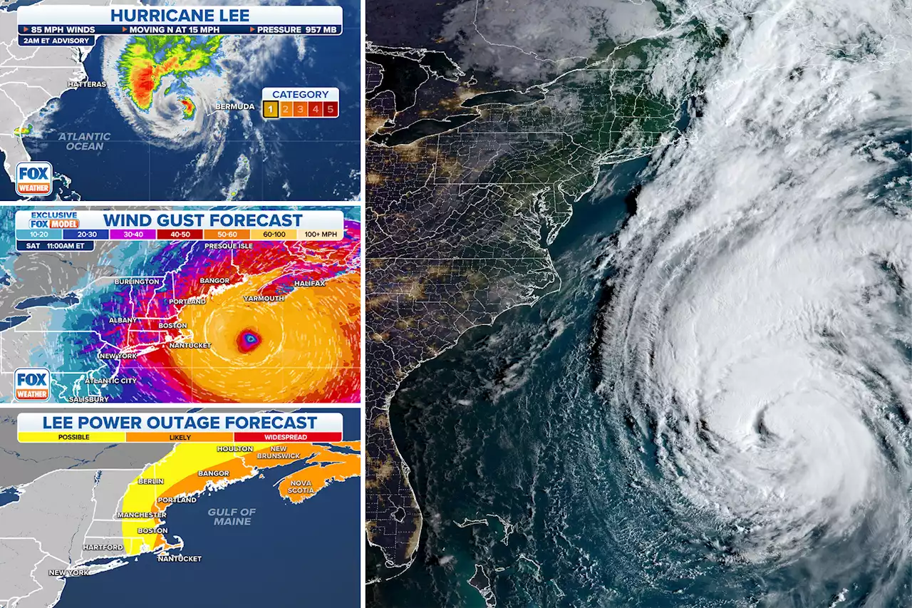 Hurricane Lee barrels toward New England, forcing fishermen to flee rough seas