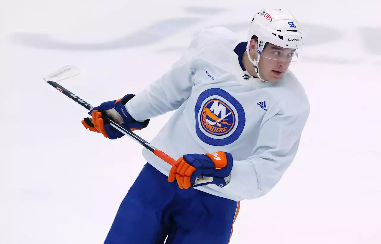 William Dufour shows off skating skills Islanders rookie camp