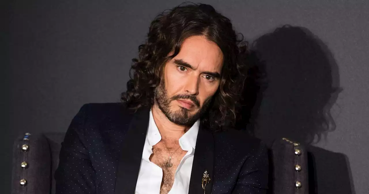 Russell Brand tells fans he 'absolutely cannot' speak about rape allegation