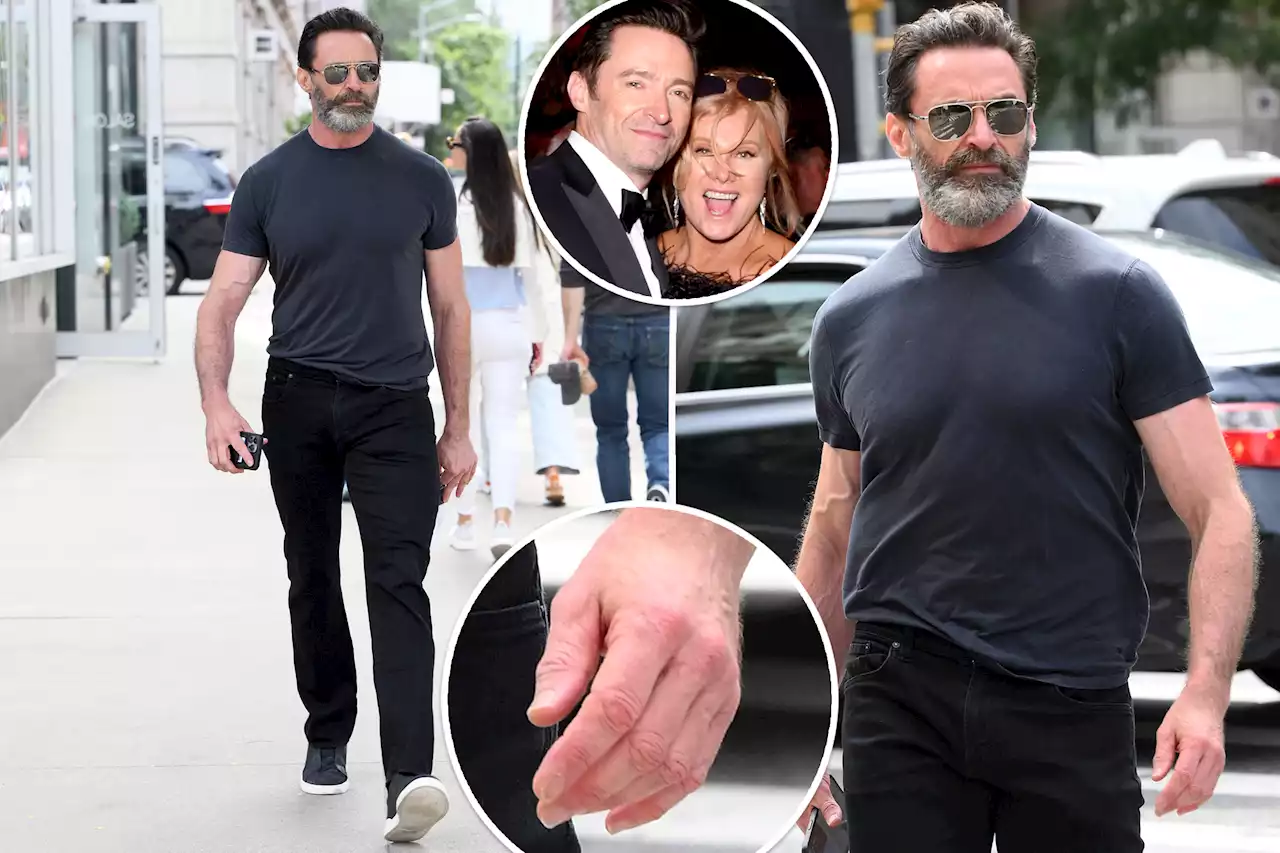 ‘Devastated’ Hugh Jackman seen for first time since Deborra-Lee Furness split sans wedding ring