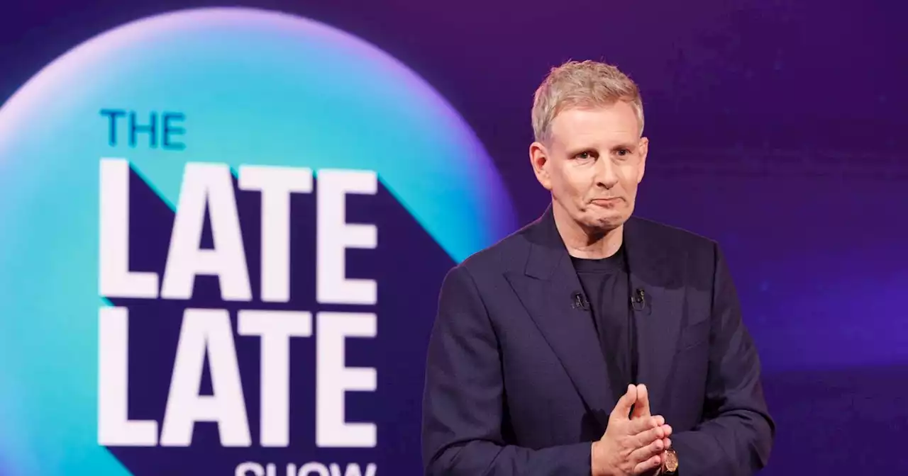 Patrick Kielty opens the Late Late Show with an emotional tribute to his family