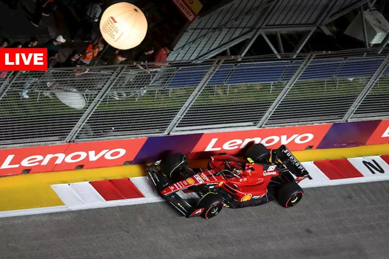 Live-Ticker Singapur-Quali: Bleibt Carlos Sainz vorn?