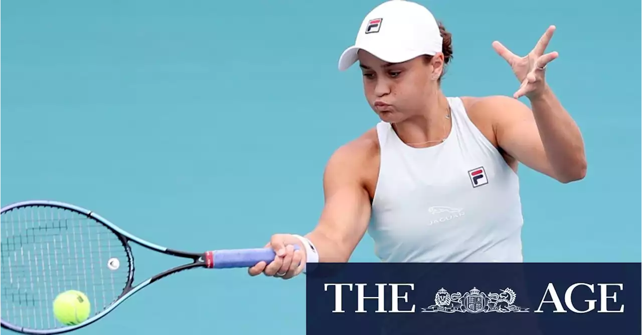 Barty explains why she won’t make comeback at Brisbane International