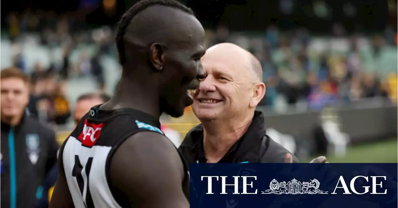 ‘He’s got our back’: The powerful bond with Ken Hinkley driving Port Adelaide