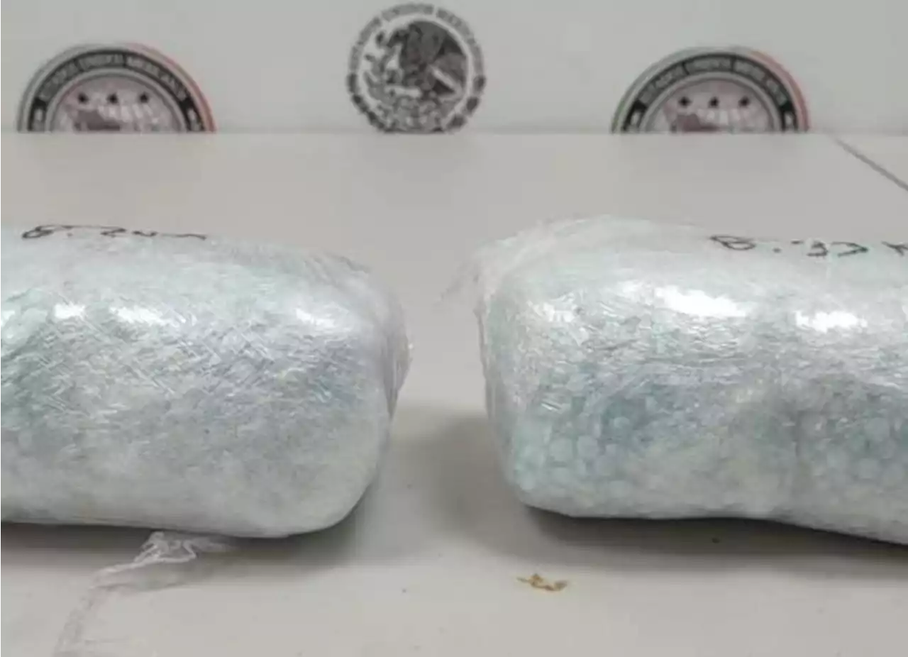 Detienen a hombre que transportaba más de 16 mil pastillas de fentanilo en Monterrey, Nuevo León