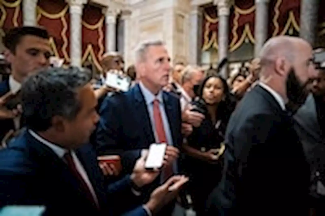 Speaker McCarthy steps into the breach as his conference toils