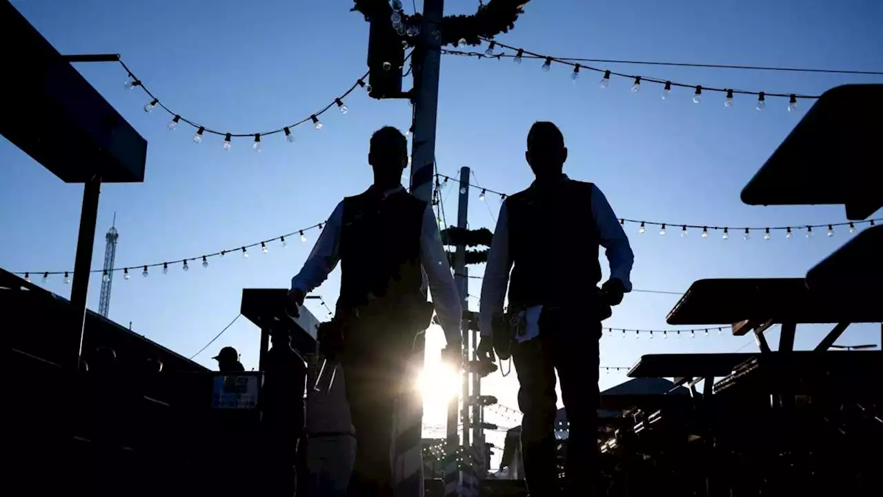 frühsport auf der wiesn: das oktoberfest vor dem start