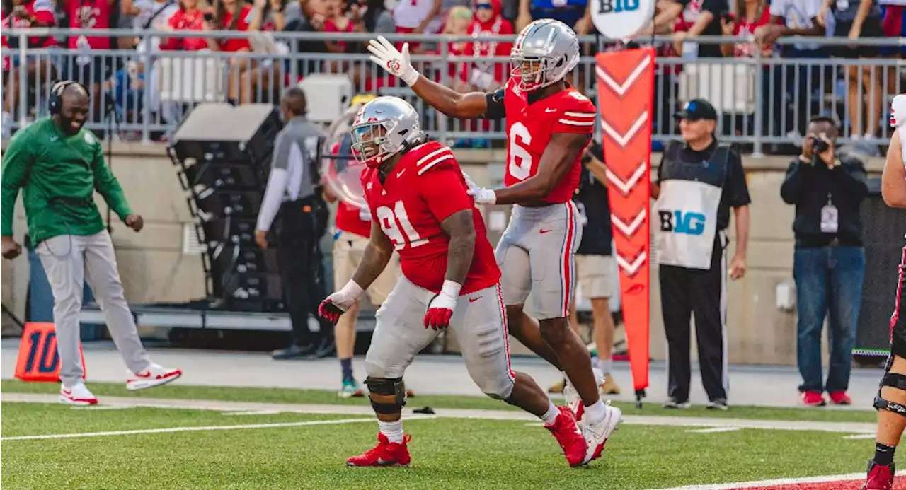 Tyleik Williams Scores First Defensive Touchdown of Season for Ohio State