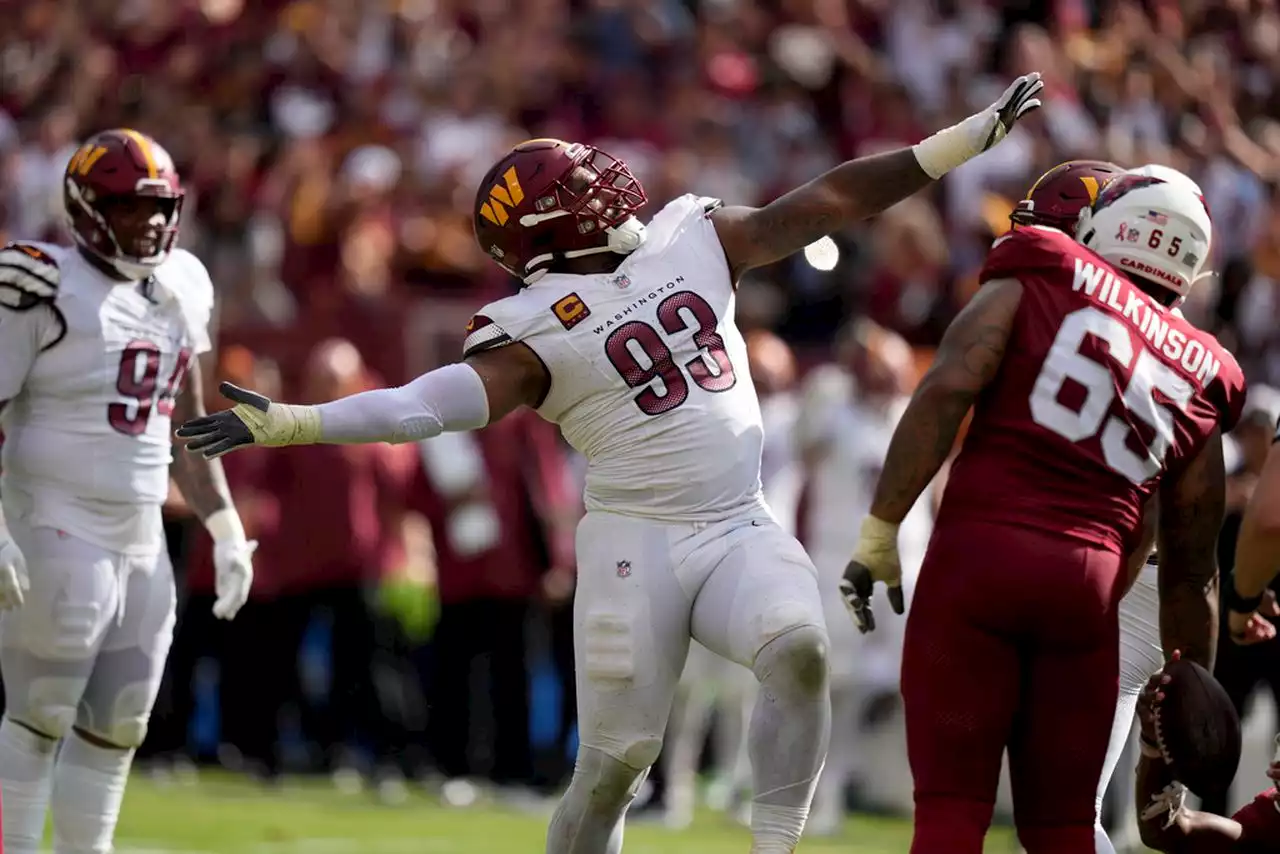 Jonathan Allen has goal for Commanders’ Alabama tackles