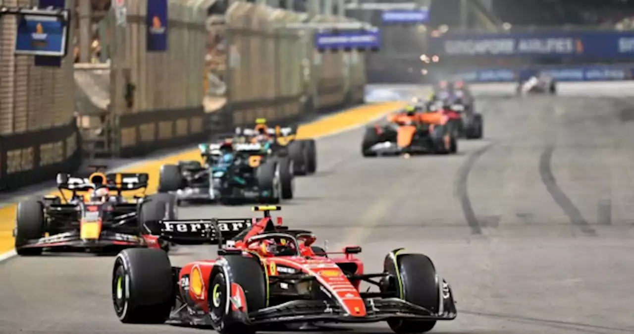 Ferrari's Sainz wins in Singapore Grand Prix, ending Red Bull's Formula One run