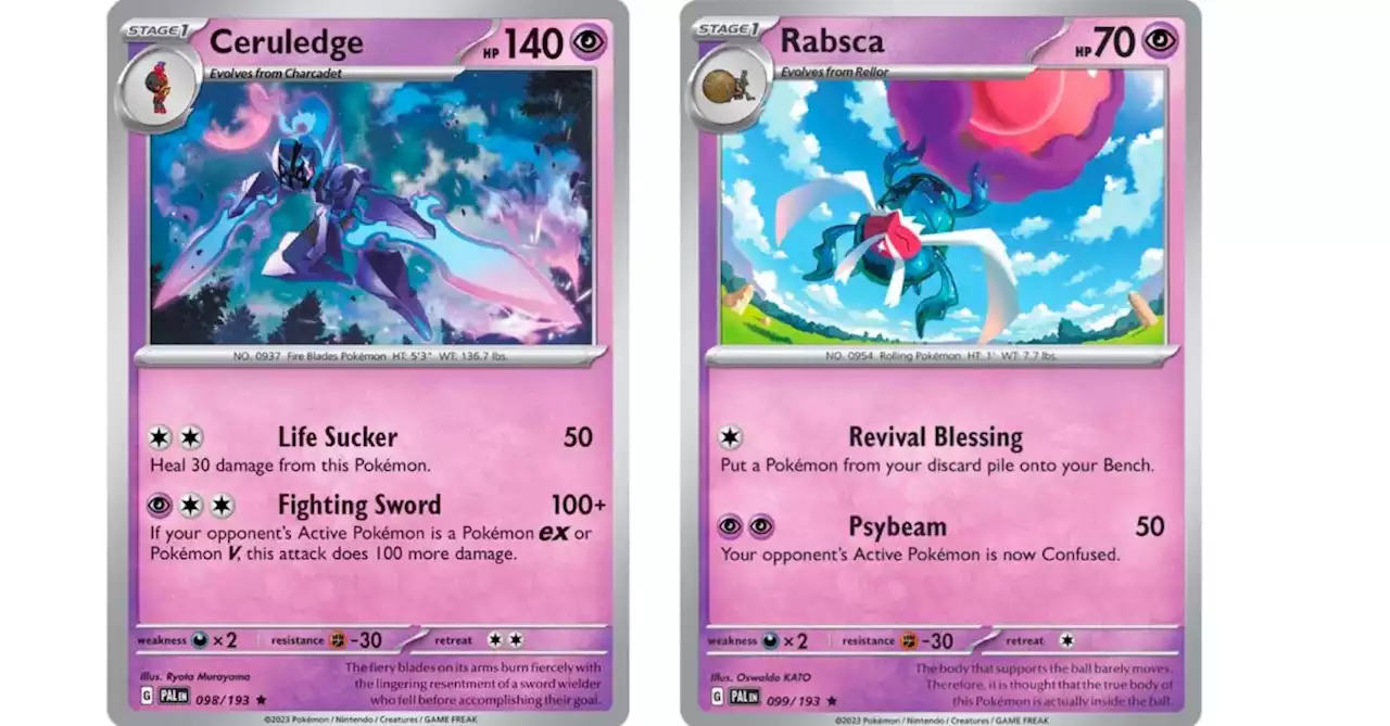 Cards Of Pokémon TCG: Paldea Evolved Part 22: Ceruledge & Rabsca