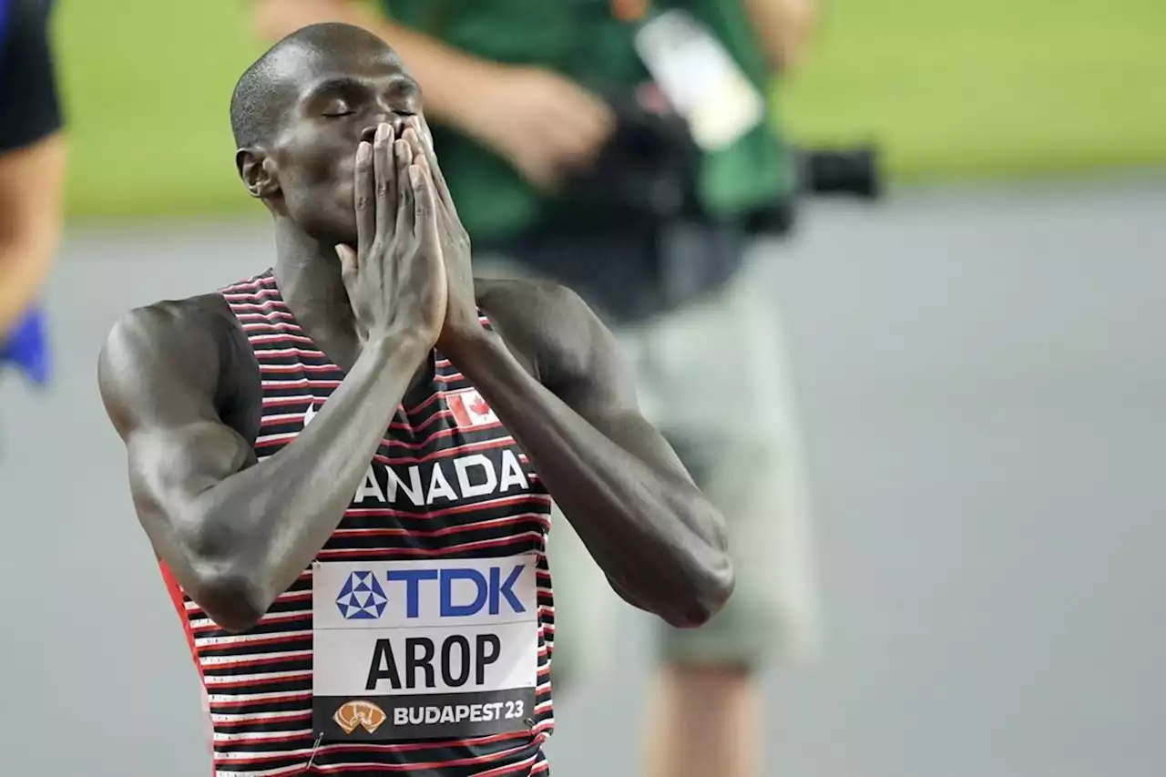 Canada's Arop sets national record in second-place finish in Diamond League final