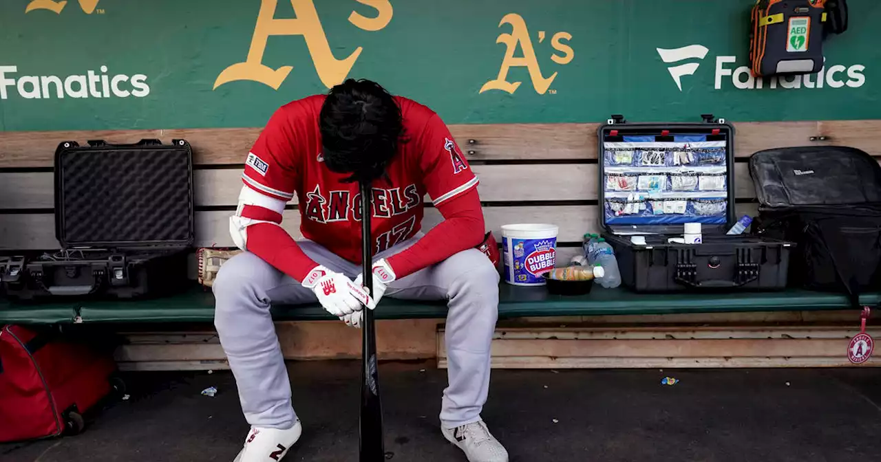 Angels star Shohei Ohtani out for the rest of the season because of oblique injury