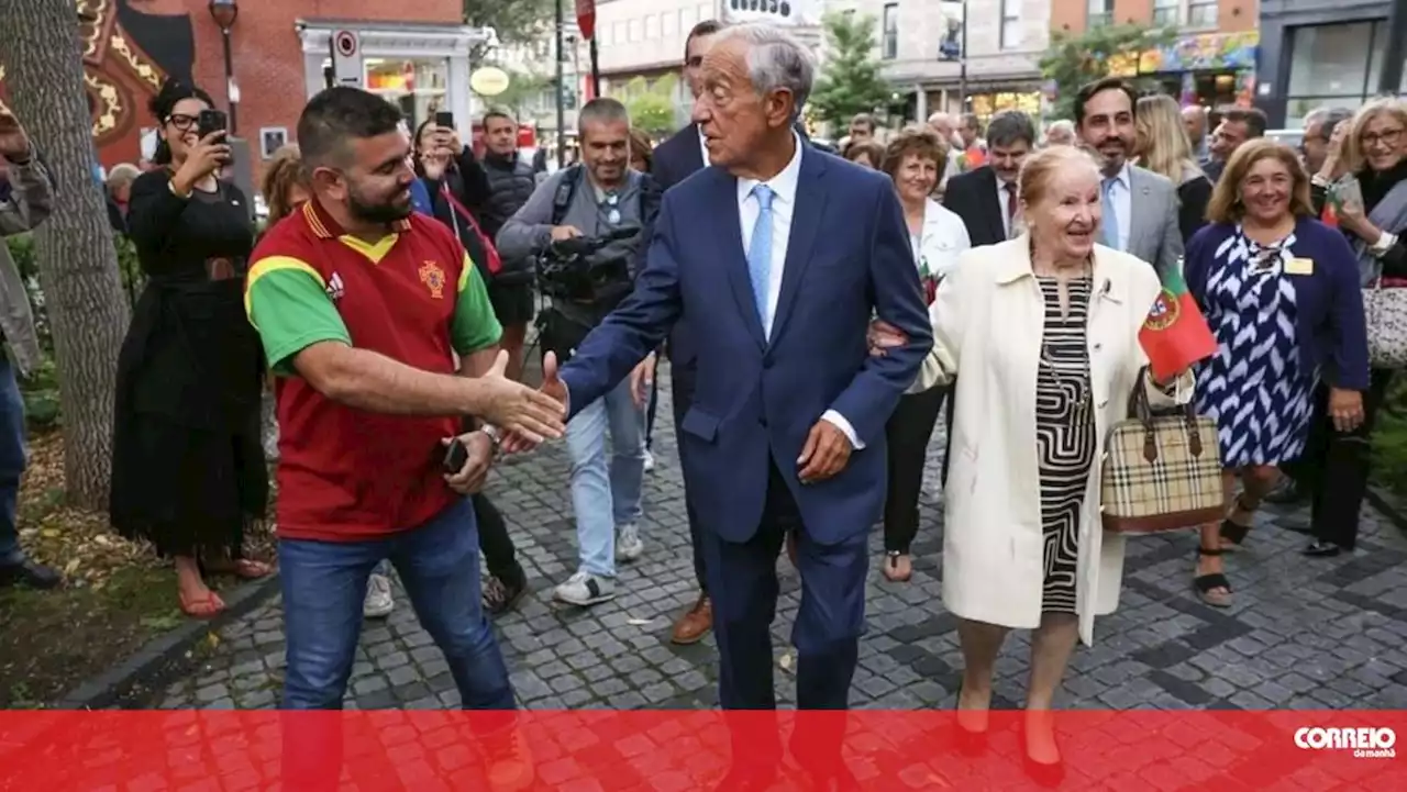 'Somos fado, somos bacalhau, somos Cristiano Ronaldo': Marcelo discursa perante emigrantes portugueses em Toronto