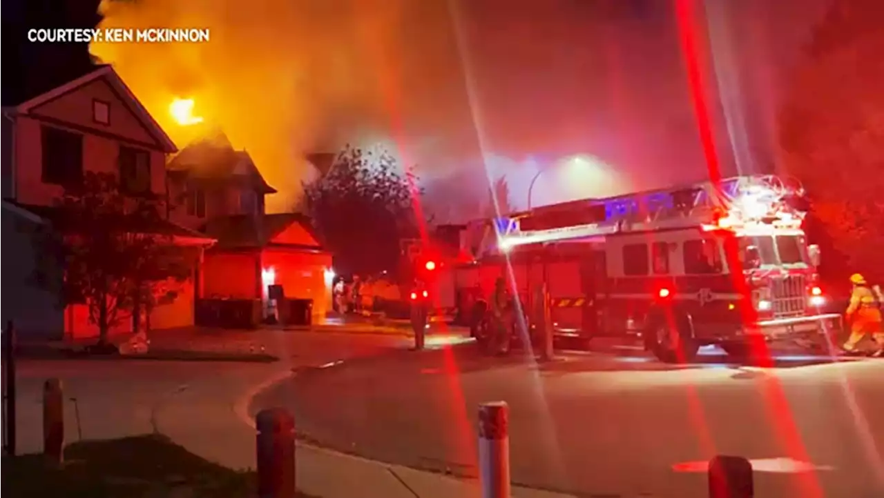 3 homes damaged in early-morning 2-alarm fire in northwest Calgary