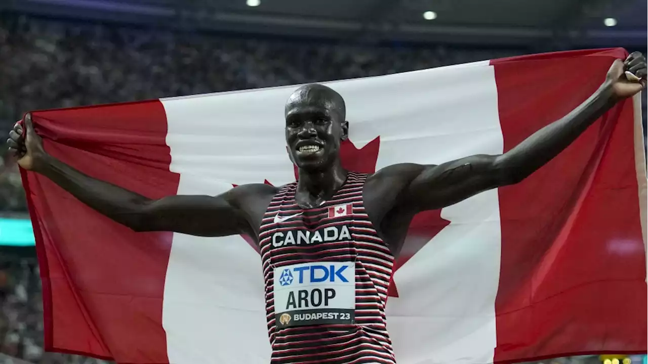 Canada's Arop sets national record in second-place finish in Diamond League final