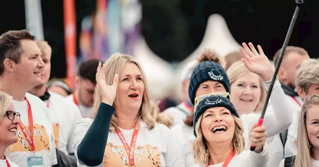 Edinburgh Kiltwalk: Thousands of tartan-clad walkers take to the streets