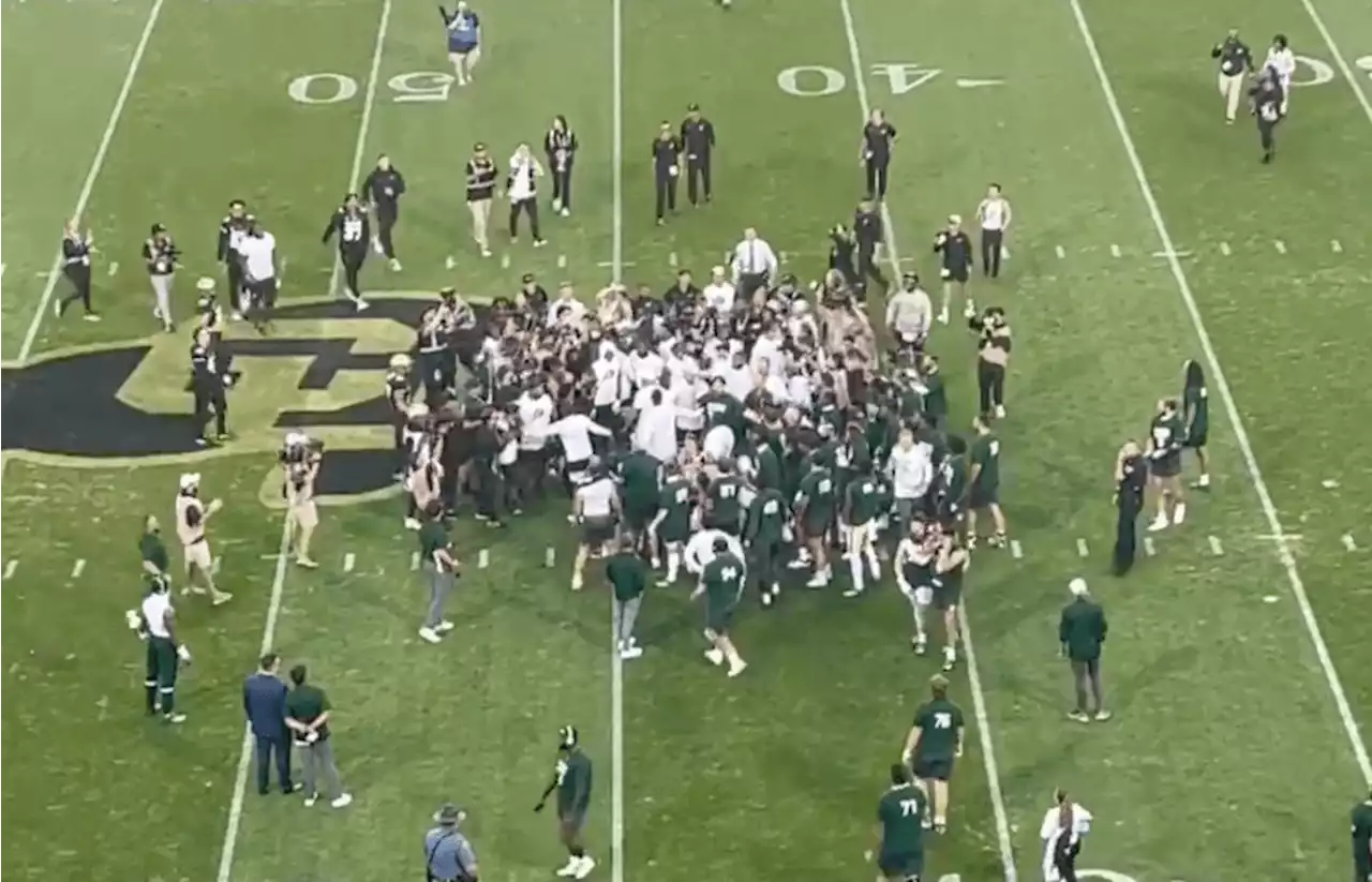 Prime Rage: CU, CSU football players tussle before Rocky Mountain Showdown