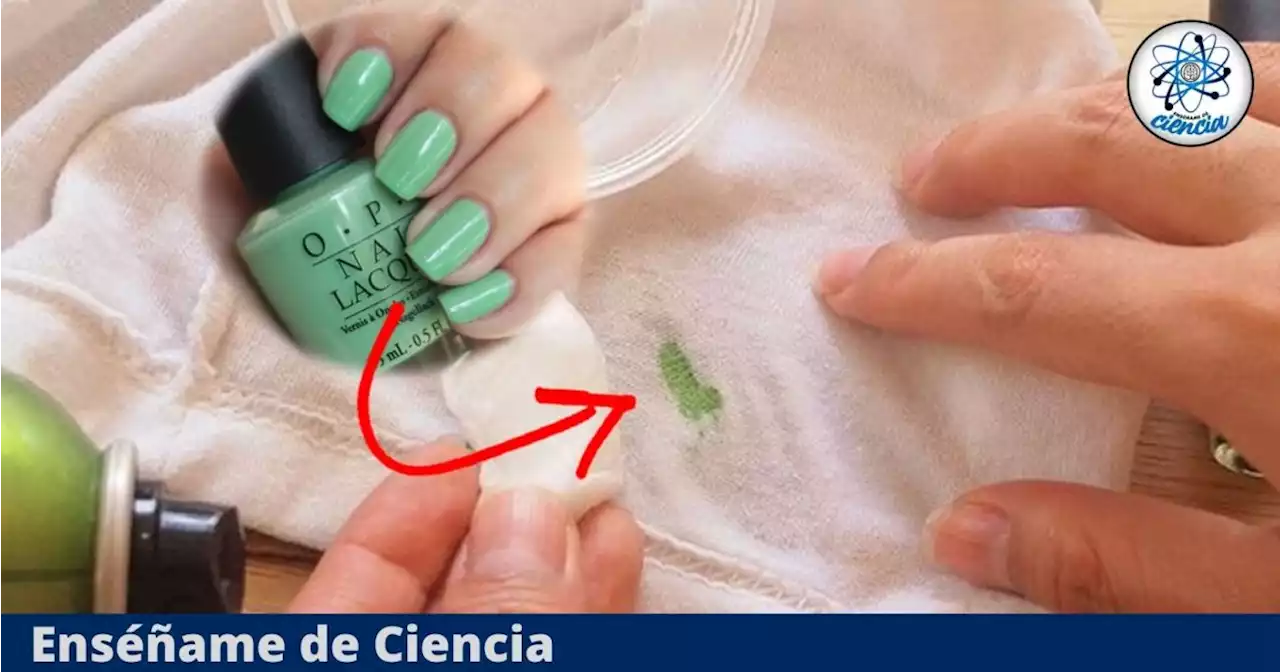 ¿Cómo remover el esmalte de uñas de la ropa sin dañarla?