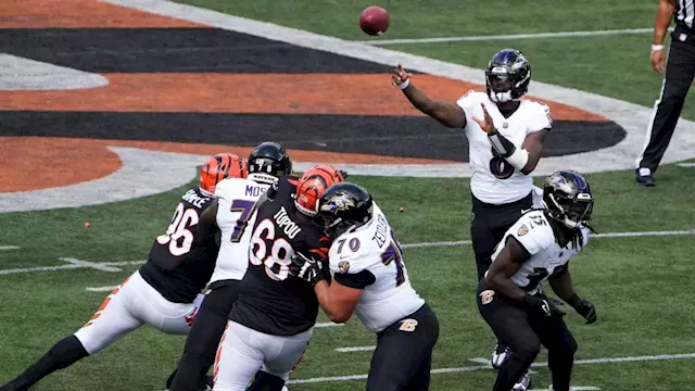 Lamar Jackson, Ravens hold on to beat Cincinnati 27-24. Bengals 0-2 for  second straight year – NewsNation