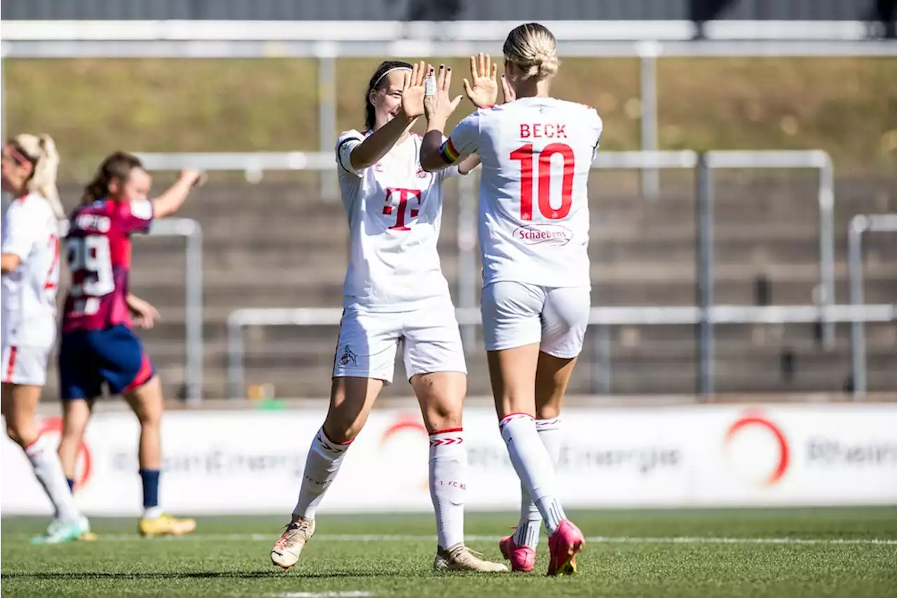 Neuer Trainer, neues Gesicht: FC-Frauen feiern Traum-Start – Neuzugang mit kuriosem Platzverweis