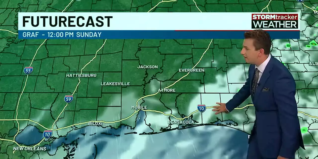 Drier air expected for the Gulf Coast.