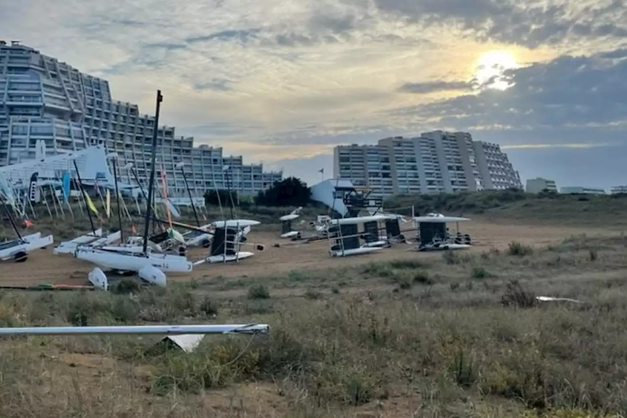 Un violent orage cette nuit à Saint-Jean-de-Monts en Vendée