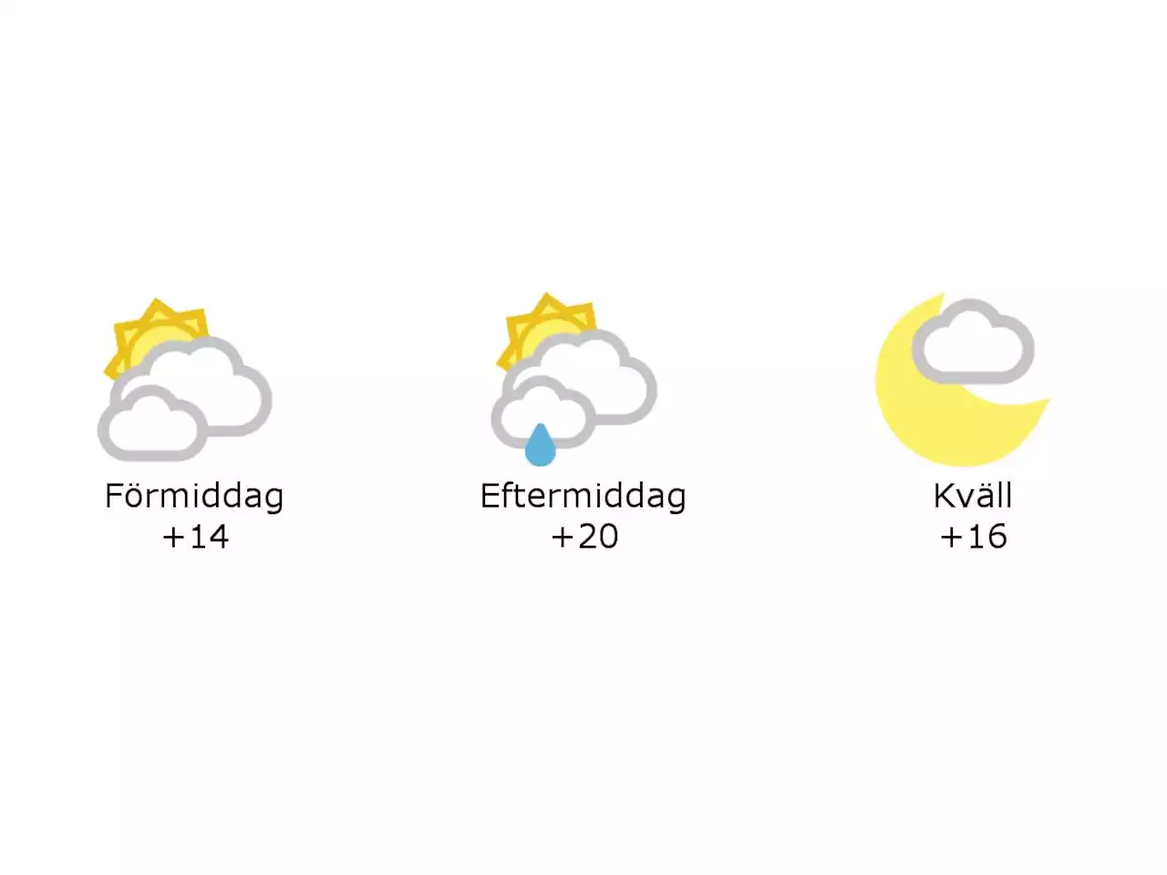 Molnigt och 14 grader i Hylte under förmiddagen