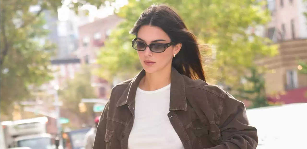 Kendall Jenner Just Put a Fall Twist on Her Signature Model-Off-Duty Look