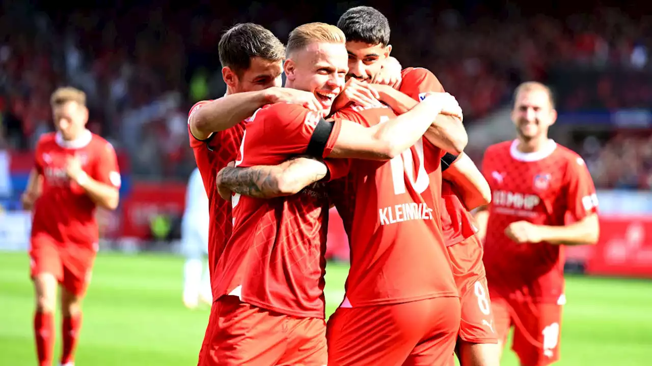 Dinkci versüßt Schmidts Jubiläum: Heidenheim feiert nach Berg- und Talfahrt ersten Bundesliga-Sieg