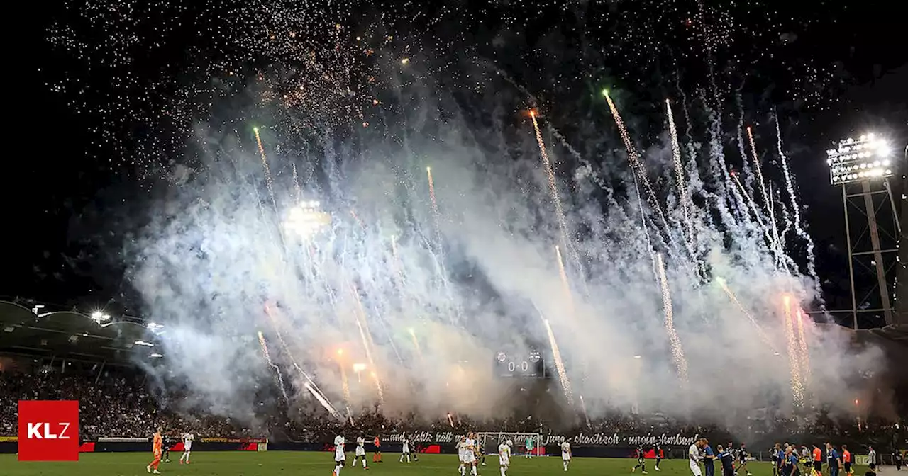 Bis zu 100.000 Euro: Pyrotechnik-Einsatz der eigenen Fans kommt den SK Sturm teuer zu stehen