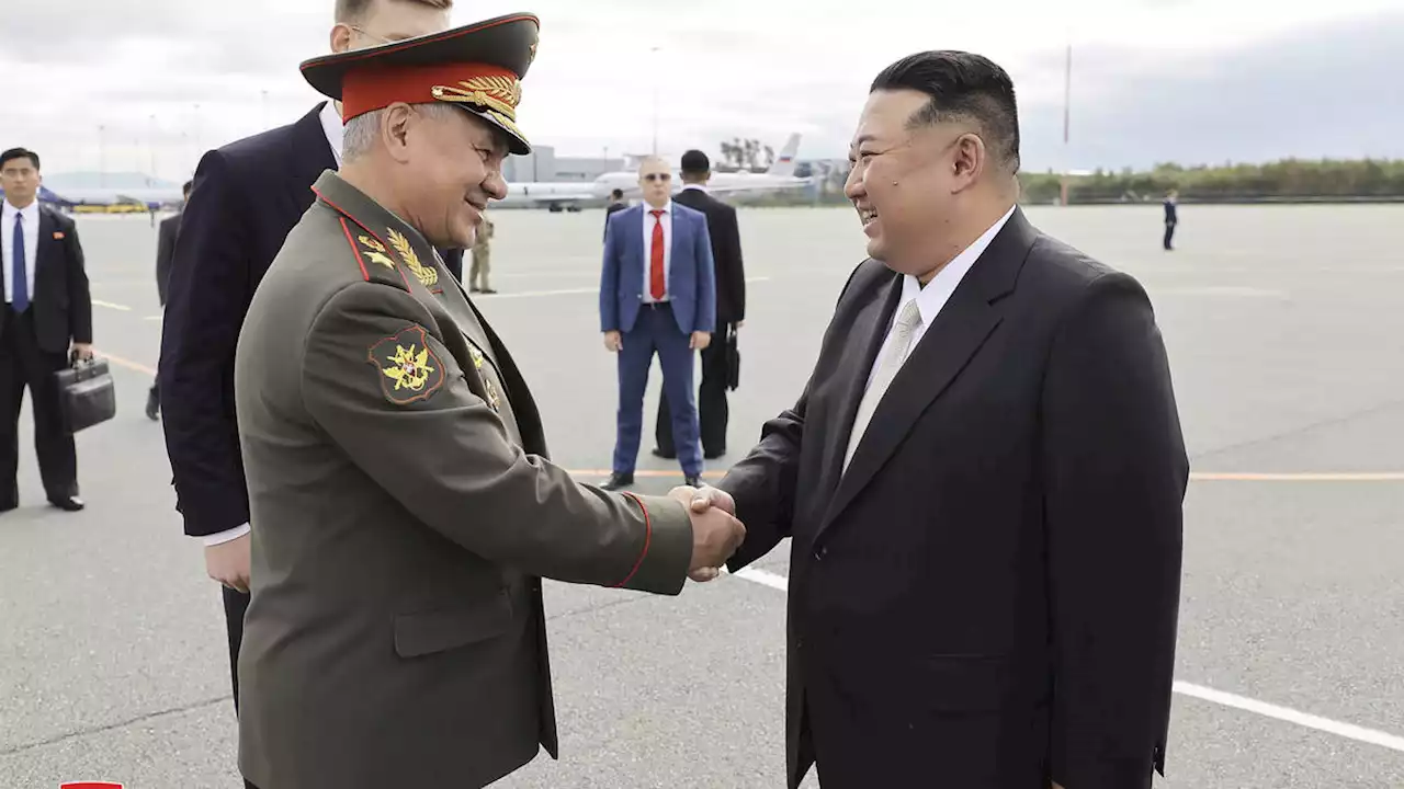 Kim Jong Un holds talks with Russian defence minister