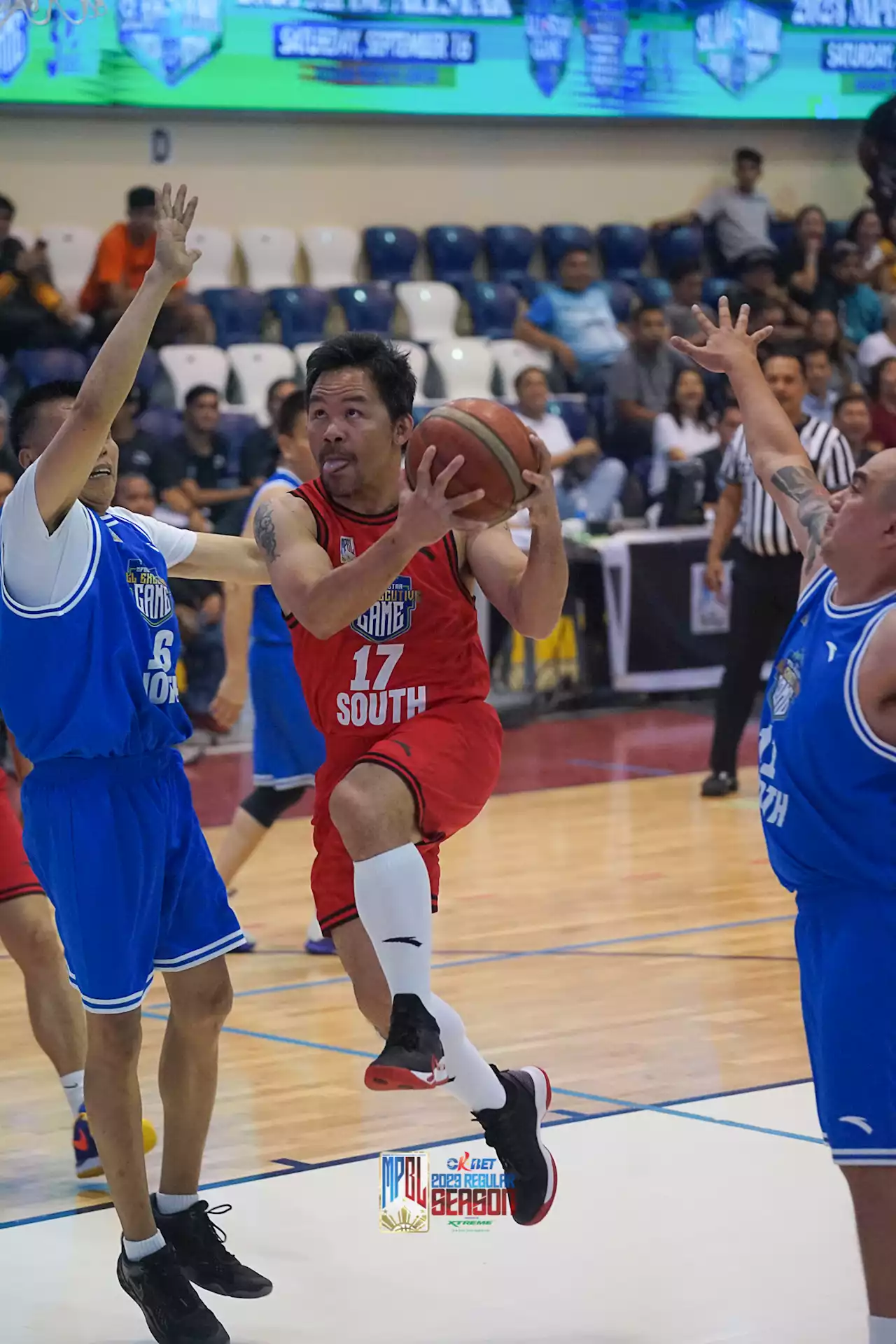 Pacquiao posts triple-double as South dumps North Execs