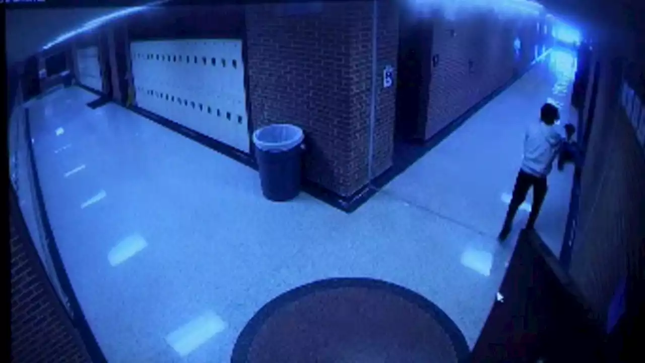 School surveillance video shown during trial of teen accused in high school shooting