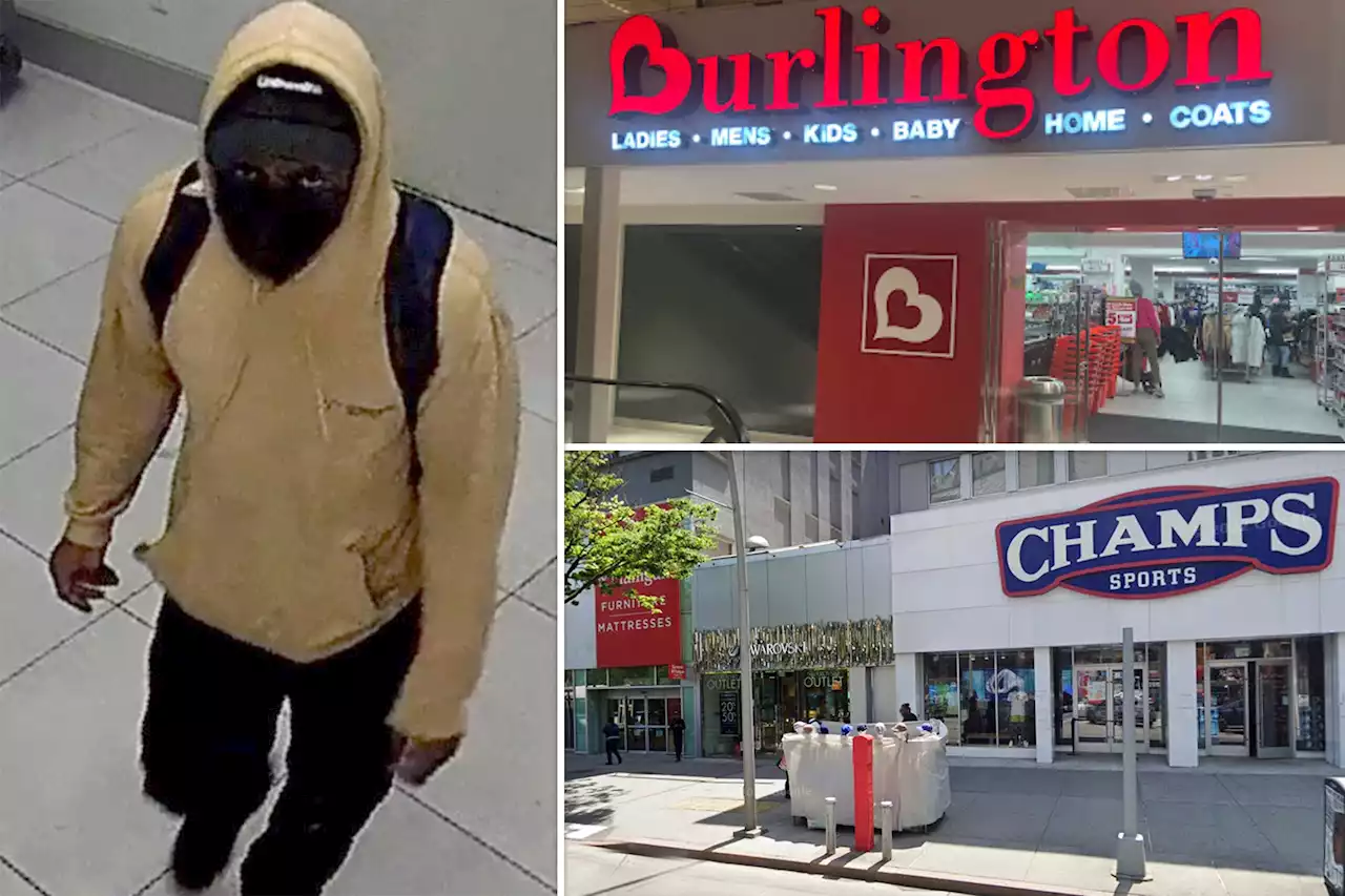 Footage captures masked NYC suspect robbing two shops as US retail crime soars