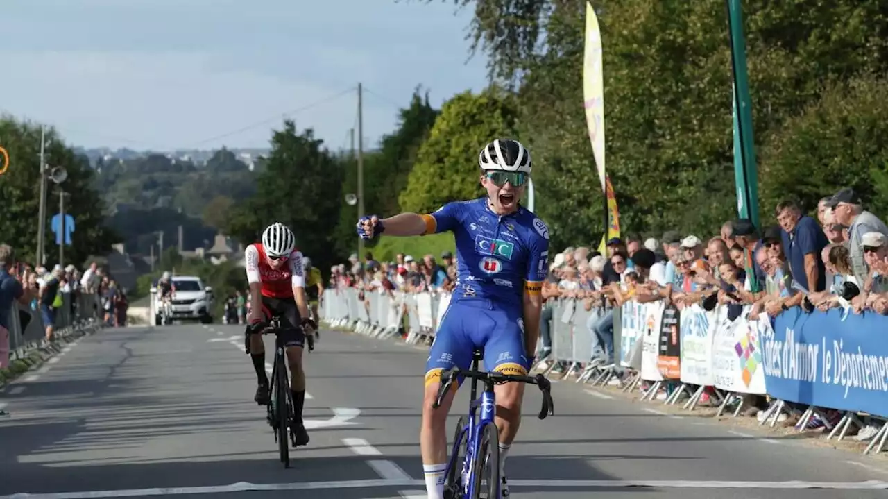 Cyclisme. Flèche Plédranaise (Fédérale U19) : la Bretagne réussit bien à Esteban Foucher