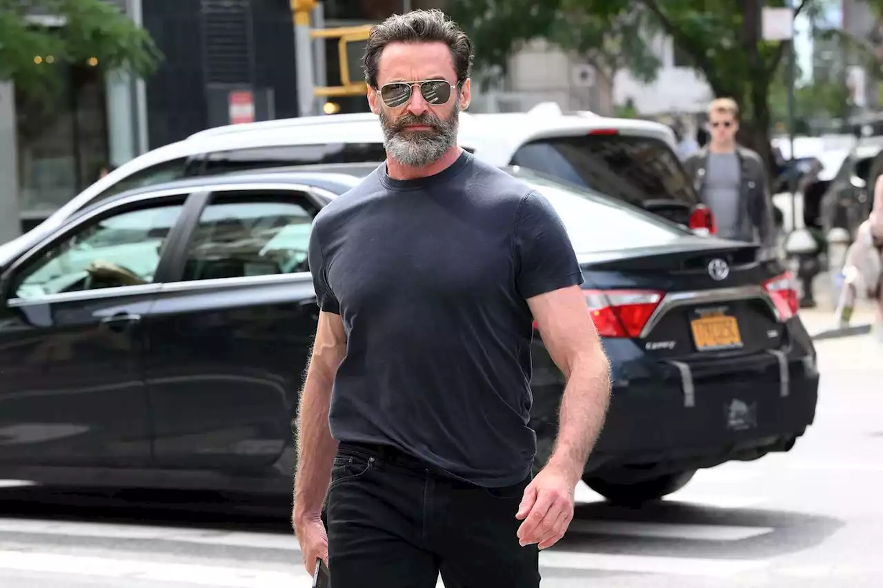 Hugh Jackman Spotted on a Walk in N.Y.C. After Announcing Separation from Deborra-lee Jackman