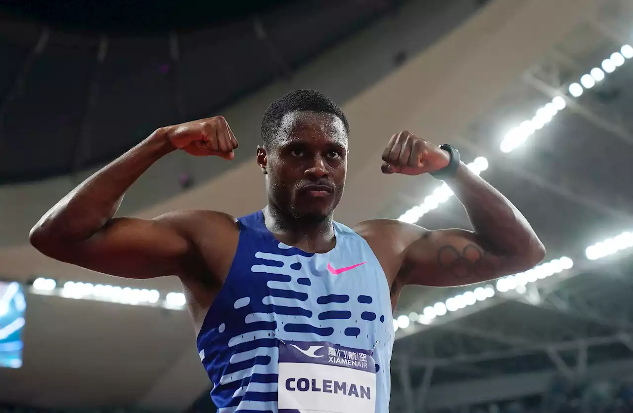 Athletics-Coleman, Jackson upset world champs in Diamond League final